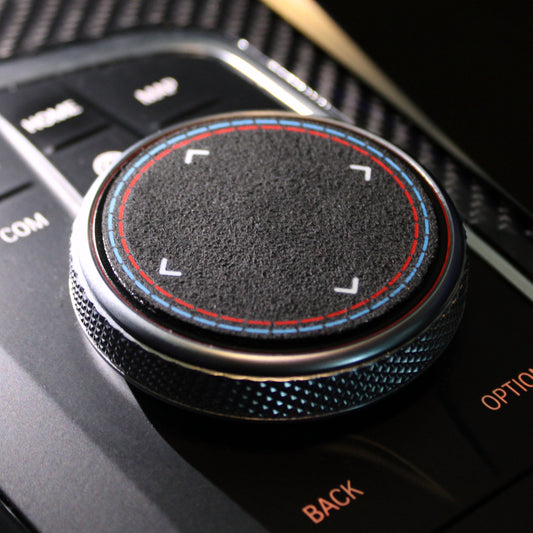 BMW Multimedia Knob Alcantara Trim