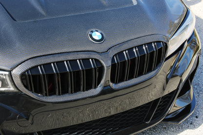 2019-2022 BMW G20 Carbon Fiber Grille Pre-LCI M340i 330i