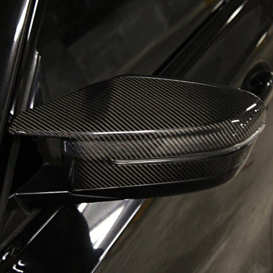 BMW Carbon Fiber Mirror Caps G8x Style G20 3 Series G22 4 Series